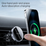 Joyroom Universal Magnetic Phone Holder for Ventilation Rooster - Black - Image 5