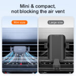 Joyroom universele telefoonhouder - ventilatierooster - zwart - Afbeelding 4