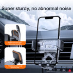 Joyroom universele telefoonhouder - ventilatierooster - zwart - Afbeelding 7