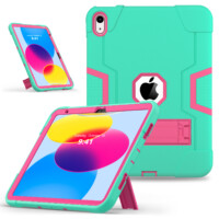 Shockproof Standcase case iPad 11 and iPad 10 – 10.9 inch – Aqua