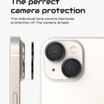 Solidenz Cameralens only protector iPhone 15 / 15 Plus - Geel - Afbeelding 2