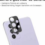 Solidenz Camera lens protector Samsung Galaxy A53 - Black - Image 2