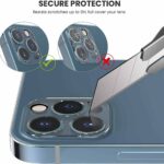 Solidenz Cameralens protector iPhone 12 Pro Max - Transparant - Afbeelding 3