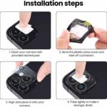 Solidenz Cameralens protector iPhone 12 Pro Max - Transparant - Afbeelding 5