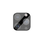 Solidenz Camera lens protector iPhone 12 Pro - Black - Image 2