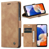 Solidenz Urban Book Samsung A14 case – Brown