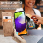 Solidenz Urban Book Samsung A33 hoesje - Bruin - Afbeelding 8