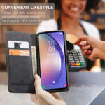 Solidenz Urban Book Samsung A54 hoesje - Zwart - Afbeelding 8