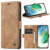 variatie Solidenz Urban Book Samsung S21 FE case – Brown
