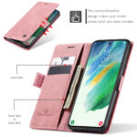Solidenz Urban Book Samsung S21 FE hoesje - Roze - Afbeelding 7