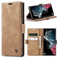 Solidenz Urban Book Samsung S22 Ultra case – Brown