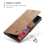 Solidenz Urban Book Samsung S22 Ultra hoesje - Bruin - Afbeelding 6