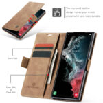 Solidenz Urban Book Samsung S22 Ultra hoesje - Bruin - Afbeelding 7