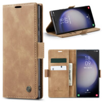 Solidenz Urban Book Samsung S23 Ultra case – Brown