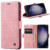 variatie Solidenz Urban Book Samsung S23 case – Pink