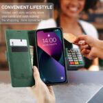 Solidenz Urban Book iPhone 13 Pro hoesje - Groen - Afbeelding 7