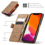 Solidenz Urban Book iPhone 14 hoesje - Bruin - Afbeelding 7