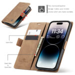 Solidenz Urban Book iPhone 14 Pro hoesje - Bruin - Afbeelding 7