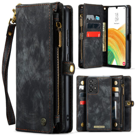 Solidenz Urban Wallet Samsung A52s / A52 case – Black
