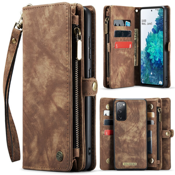 Solidenz Urban Wallet Samsung S20 FE case - Brown