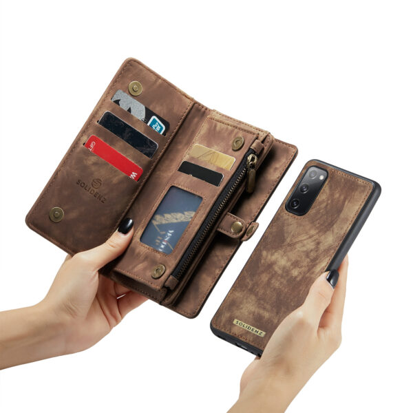 Solidenz Urban Wallet Samsung S20 FE case - Brown - Image 5