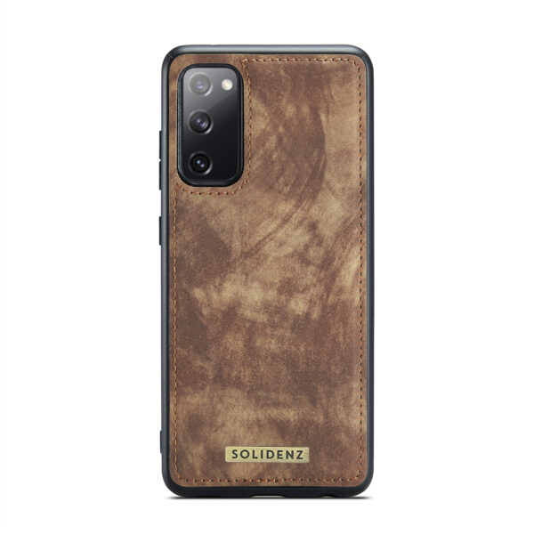 Solidenz Urban Wallet Samsung S20 FE case - Brown - Image 11