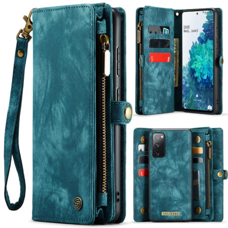 Solidenz Urban Wallet Samsung S20 FE hoesje – Blauw