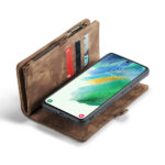 Solidenz Urban Wallet Samsung S21 FE hoesje - Bruin - Afbeelding 5