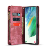 Solidenz Urban Wallet Samsung S21 FE hoesje - Rood - Afbeelding 4