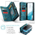 Solidenz Urban Wallet Samsung S22 Plus hoesje - Blauw - Afbeelding 7