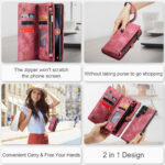 Solidenz Urban Wallet Samsung S23 Ultra hoesje - Rood - Afbeelding 12