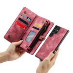 Solidenz Urban Wallet Samsung S23 Ultra hoesje - Rood - Afbeelding 5