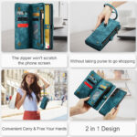 Solidenz Urban Wallet Samsung S24 case - Blue - Image 12