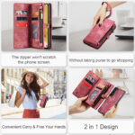 Solidenz Urban Wallet Samsung S24 case - Red - Image 12
