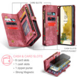 Solidenz Urban Wallet Samsung S24 case - Red - Image 7