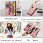Solidenz Urban Wallet Samsung A55 case - Pink - Image 12