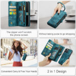 Solidenz Urban Wallet iPhone 12 / 12 Pro hoesje - Blauw - Afbeelding 9