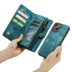 Solidenz Urban Wallet iPhone 13 hoesje - Blauw - Afbeelding 5