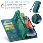 Solidenz Urban Wallet iPhone 13 hoesje - Blauw - Afbeelding 8