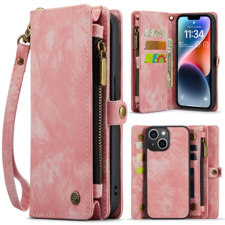 Solidenz Urban Wallet iPhone 13 case – Pink