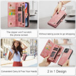 Solidenz Urban Wallet iPhone 13 case - Pink - Image 12