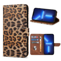 Solidenz bookcase iPhone 13 Pro – Luipaard