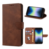 Solidenz bookcase iPhone SE (2022 / 2020) – iPhone 8 and iPhone 7 – Brown