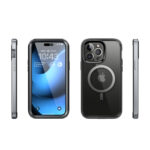Supcase EdgeMag Hoesje met screenprotector iPhone 14 Pro - Zwart - Afbeelding 2