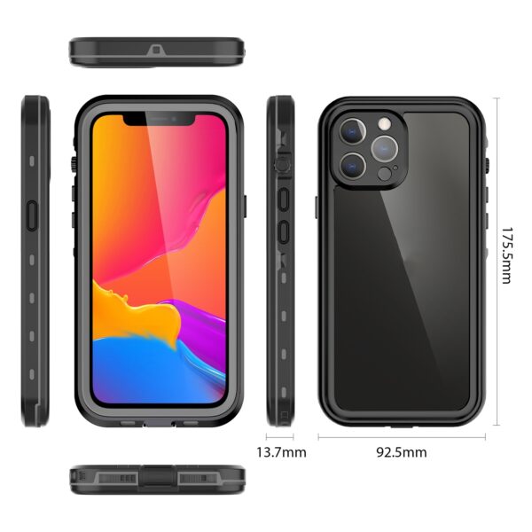 Turtle Shift Volledig waterdicht en stofdicht hoesje iPhone 13 Pro Max - Afbeelding 3