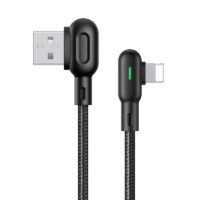 USAMS 1.2m Oplaadkabel met Statuslampje – Lightning