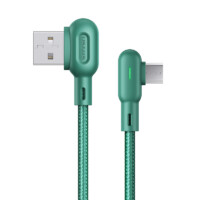 USAMS 1.2m Oplaadkabel met Statuslampje – Micro-USB