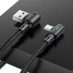 USAMS 1.2m Oplaadkabel met Statuslampje - USB Type-C - Afbeelding 2