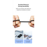 USAMS 100W USB-C to USB-C Cable 1.2m - Digital Display - Black - Image 10