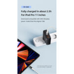 USAMS 100W USB-C to USB-C Cable 1.2m - Digital Display - Black - Image 6